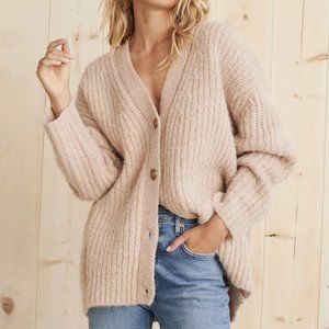 Jenni Kayne Cocoon Cardigan in Taupe (Excellent Condition)